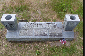 Joseph Valovich gravestone, Class of 1950