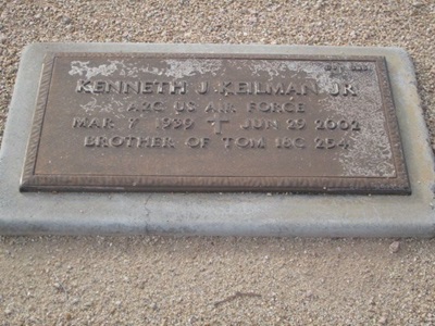 Kenneth (Kenny) Keilman Jr. gravestone, Class of 1957