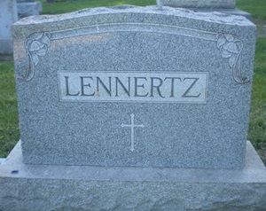 Laura Lennertz gravestone, Class of 1906