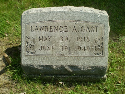 Lawrence Gast gravestone, Class of 1939