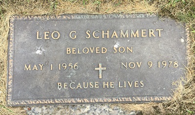 Leo Schammert gravestone, Class of 1974