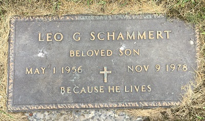 Leo Schammert gravestone, Class of 1974