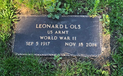 Leonard Ols gravestone, Class of 1936