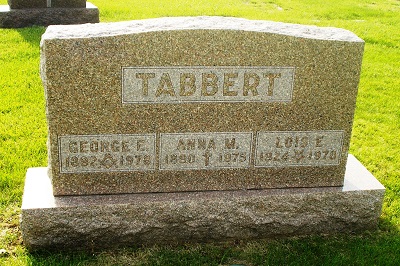 Lois Tabbert gravestone, Class of 1923