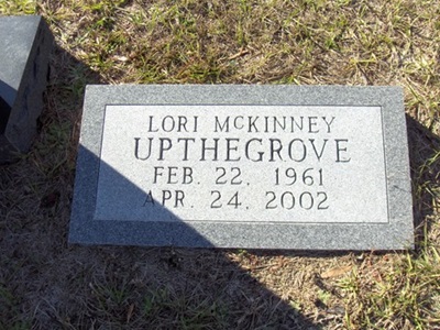 Lori UptheGrove McKinney gravestone, Class of 1979
