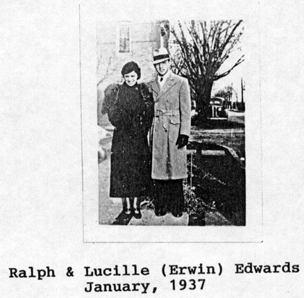 Lucille Erwin Edwards and husbaand Ralph, Class of 1932