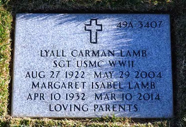 Lyall Lamb gravestone, Class of 1941