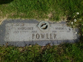 Margaret (Peggy) Wildermuth Fowler gravestone, Class of 1947