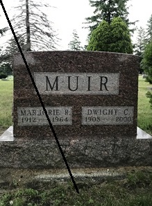Marjorie Roper Muir gravestone, Class of 1931