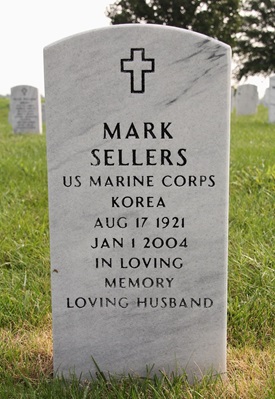 Mark Sellers gravestone, Class of 1939