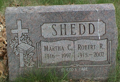 Martha Simpson Shedd gravestone, Class of 1934