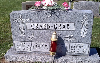 Martin (Marty) Grabb-Grab gravestone, Class of 1960