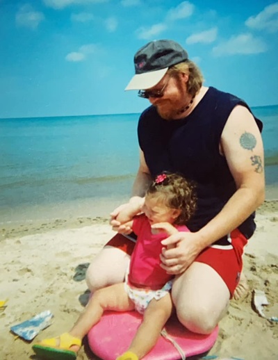 Marty Paul and daughter Gabby, Class of 1983