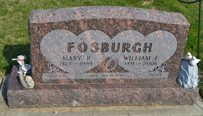 Mary Belle McLead Fosburgh gravestone, Class of 1946