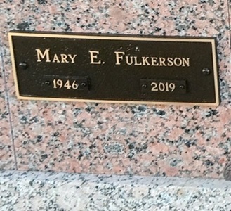 Mary Matsey Fulkerson gravestone, Class of 1964