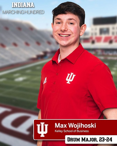 Max Wojihoski, IU Drum Major, Class of 2021