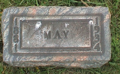 May Cheney gravestone, Class of 1898