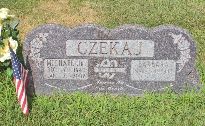 Michael (Mike) Cjekaj gravestone, Class of 1958