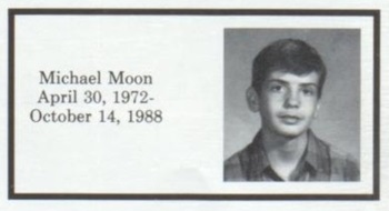 Michael Moon yeafrbook memorial, Class of 1992