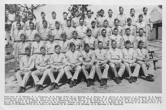 Norman Stangebye Army unit, Class of 1935
