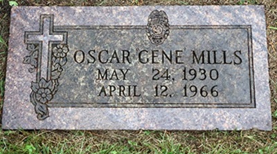Oscar Mills gravestone, Class of 1948