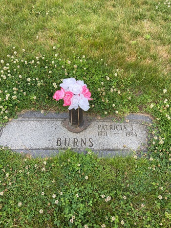 Patricia (Patsy) Bellar Burns gravestone, Class of 1969