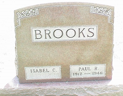 Paul Brooks gravestone, Class of 1930