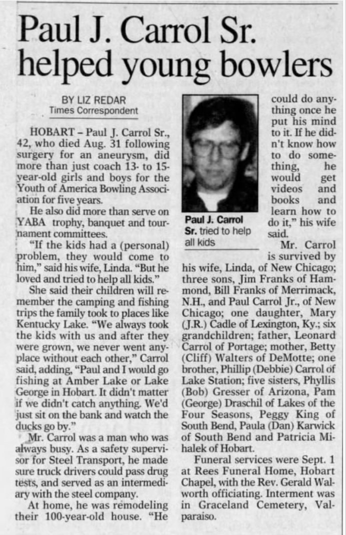 Paul Carroll article, Class of 1971