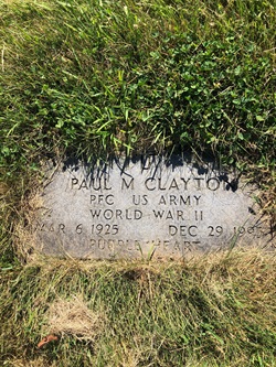 Paul Clayton gravestone, Class of 1947