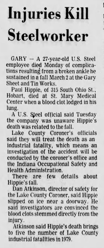 Paul Hippie article, Class of 1969