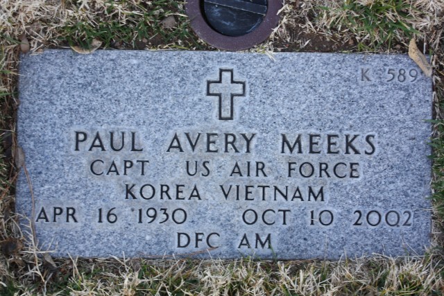 Paul Meeks gravestone, Class of 1948