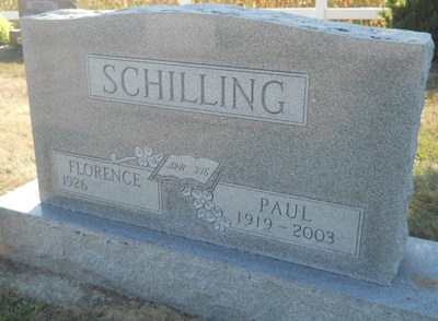 Paul Schilling gravestone, Class of 1937