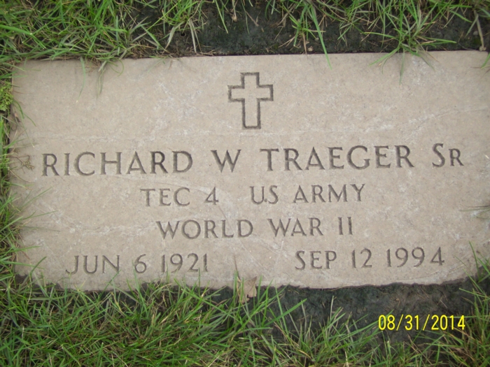 Richard (Dick) Traeger, 1940