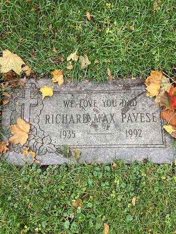 Richard Max Pavese gravestone, Class of 1953