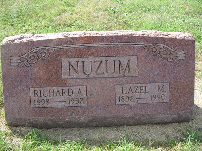 Richard Nuzum gravestone, Principal
