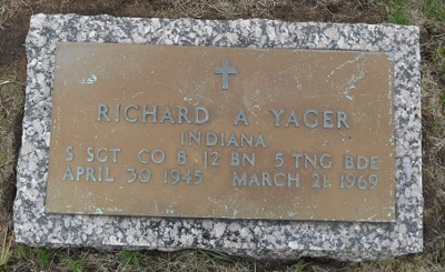 Richard (Rich) Yager gravestone, Class of 1963