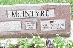 Robert McIntyre gravestone, Class of 1940