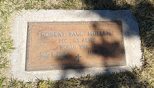 Robert Mullen gravestone, Clsas of 1936