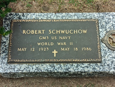 Robert Schwuchow gravestone, Class of 1941