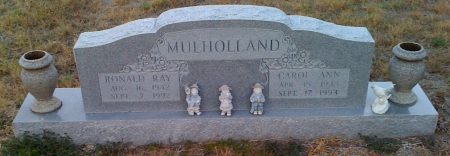 Ronald Mulholland gravestone, Class of 1960
