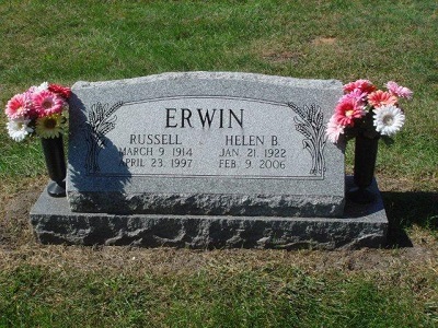 Russell Erwin gravestone, Class of 1932