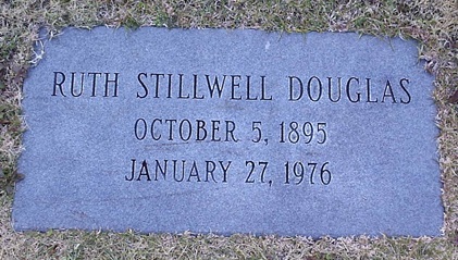 Ruth Thompson Douglas gravestone, Class of 1913