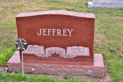 Sarah Johnson Jeffrey gravestone, Class of 1939