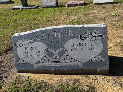 Sharon Kyger Cannon gravestone, Class of 1966