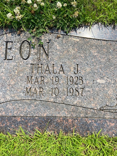 Thala Gear Dudgeon gravestone, Class of 1941
