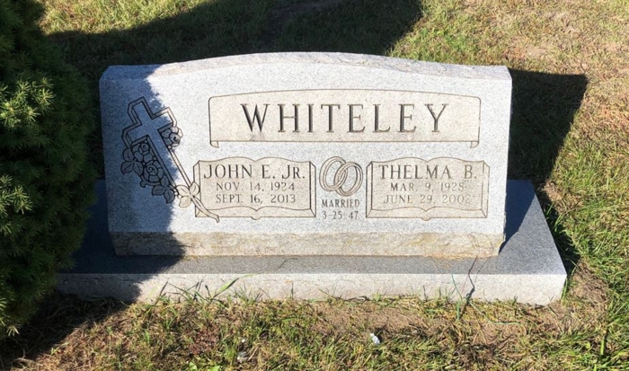 Thelma Cuson Whitely gravestone, Class of 1946