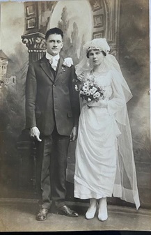 Theresa (Theresia) Chester Shaw wedding picture, Class of 1916