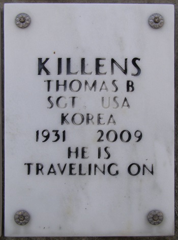 Thomas Byron Killens gravestone, Class of 1949