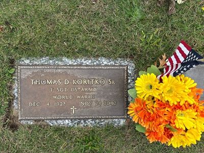 Thomas Koritko Sr gravestone, Class of 1943