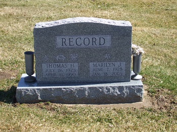 Thomas Record gravestone, Class of 1941